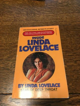 Inside Linda Lovelace 1973 1st Edition W Fold Out Poster Deep Throat