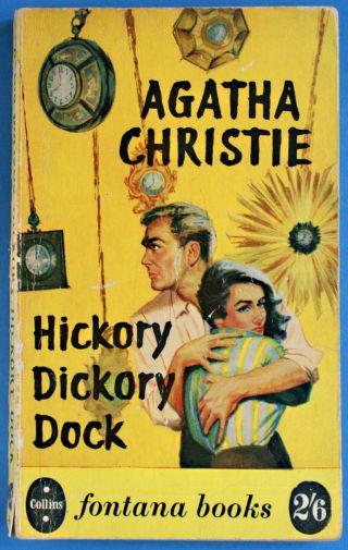 Agatha Christie Hickory Dickory Dock Paperback 1st Edition Fontana 1958