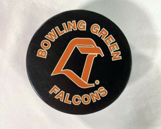 Bowling Green State University Falcons Ccha Official Hockey Puck Bgsu