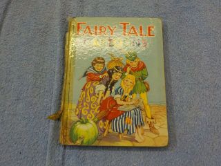 Old Childrens Book,  Fairy Tale Cartoons,  1950 
