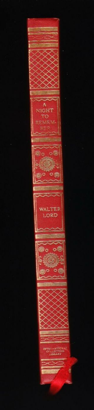 INTERNATIONAL COLLECTORS LIBRARY Walter Lord A NIGHT TO REMEMBER Titanic ICL 2