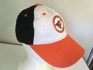 Baltimore Orioles Cap Hat Baseball Black White Orange Vintage