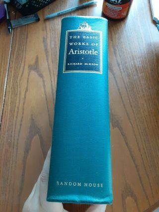 The Basic Of Aristotle By Richard Mckeon 1941 8th Printing