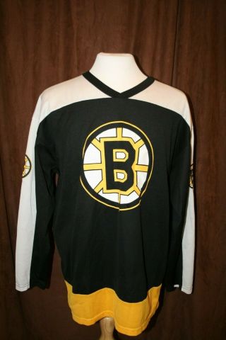Off The Bench Boston Bruins Hockey Jersey Mens Xl Nhl