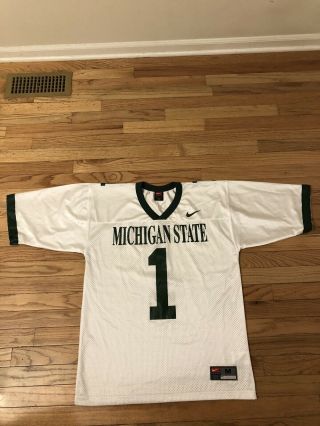 Michigan State Spartans Ncaa Nike Team Men’s Football Jersey Size M