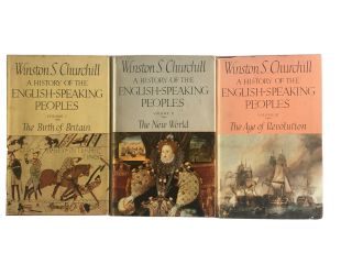 A History Of The English Speaking Peoples Vol 1,  2 And 3 By Winston S Churchill