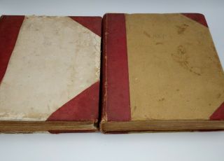 2 Volumes Of Punch,  Or The London Charivari,  Vol 14 1848 And 41 1861