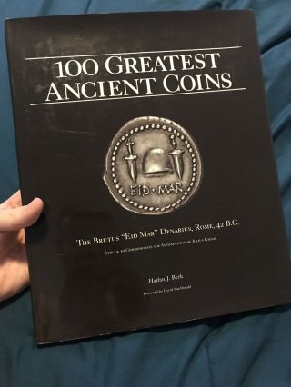 100 Greatest Ancient Coins Hardcover Harlan J.  Berk Coffee Table Book
