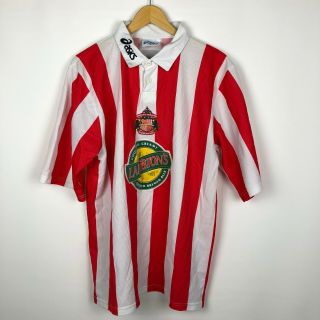 Vintage Sunderland 1997 1999 Home Football Shirt Soccer Jersey Asics Size Xl 90s