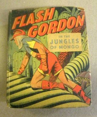 Whitman 1947 Flash Gordon In The Jungles Of Mongo Big Little Book Alex Raymond