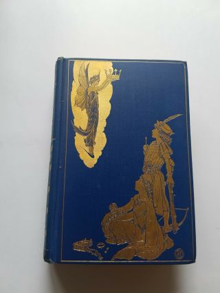 Mrs.  Lang: The Book Of Princes And Princesses,  1908,  Gilt Blue Cloth