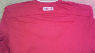 Mens Nike Dri Fit Team Canada Hockey Jersey Shirt 2XL IIHF Red Longsleeve 3