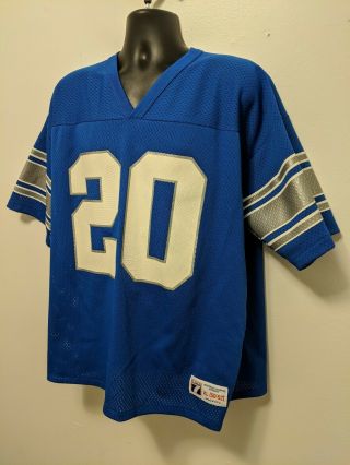 Vintage Barry Sanders 20 Detroit Lions Shirt Jersey Logo 7 Size XL 2
