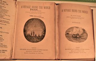 JULES VERNE VOYAGE ROUND THE WORLD/1890/AUSTRALIA ZEALAND/RARE EARLY Edition 3