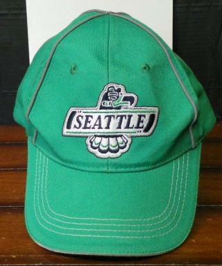 Vintage Hockey Sports Adjustable Truckers Hat - Seattle Thunderbirds