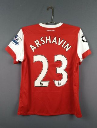 Arshavin Arsenal Jersey Women Xl 2010 2011 Home Shirt Football Nike Ig93