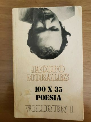 100 X 35 Poesia - Volumen 1,  1975 Softcover Book By Jacobo Morales - Puerto Rico