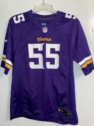 Nike Minnesota Vikings Anthony Barr 55 Purple Jersey Men 