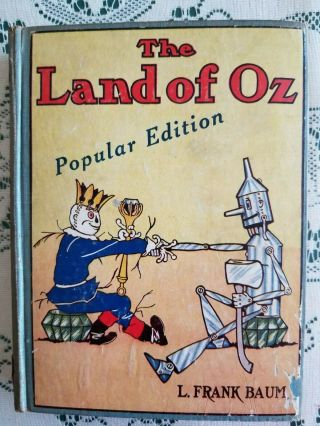 The Land Of Oz Popular Edition By L.  Frank Baum 1904 Reilly & Lee Illus.  J Neill