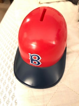 1973 Boston Red Sox Official Major League Baseball Mini Helmet Bank Red