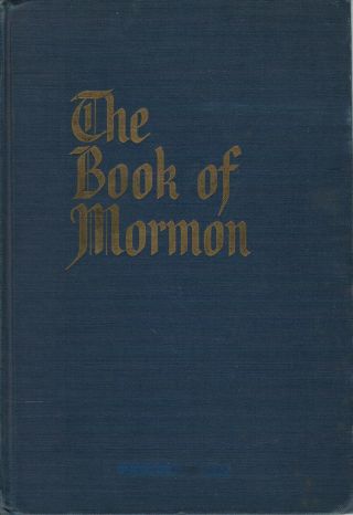 The Book Of Mormon,  Large Print Edition
