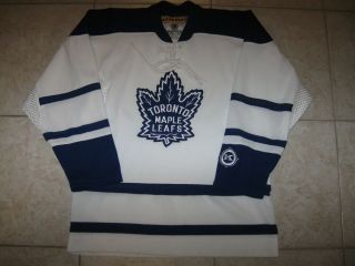 Vintage Toronto Maple Leafs Off.  Lic.  Koho Jersey,  Size Youth L/xl
