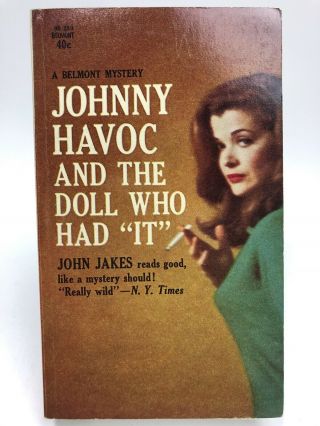Johnny Havoc And The Doll Who Had It John Jakes Belmont Detective 1st Printing
