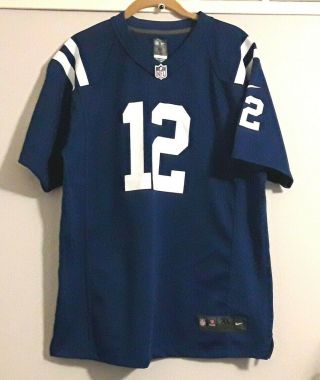 Nike Jersey Andrew Luck 12 Nfl Indianapolis Colts On The Field Size Xl