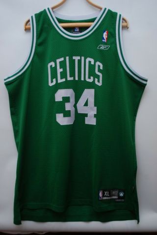 34 Paul Pierce Boston Celtics Usa Nba Basketball Jersey Reebok Size Xl