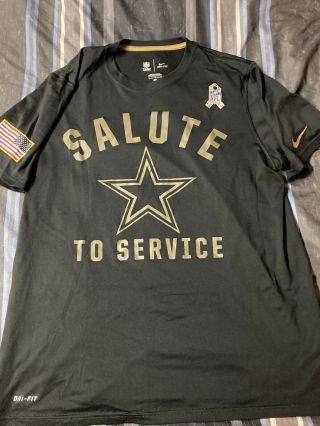 Mens Dallas Cowboys Nike Dri Fit Salute To Service Large