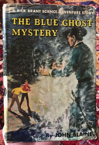 Rick Brant 15 The Blue Ghost Mystery By John Blaine 1960 G&d Hardback Dj
