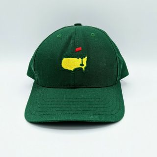 The Masters Green Golf Strapback Hat Augusta National By American Needle