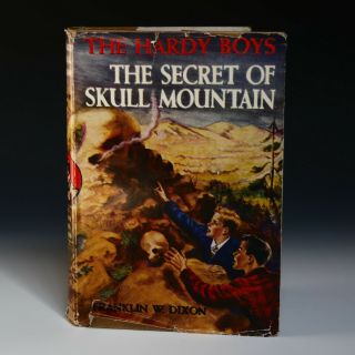 Vintage 1948 Hardy Boys The Secret Of Skull Mountain Franklin Dixon Book Dj