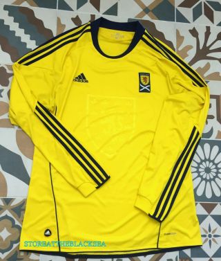 Scotland National Team 2010 2011 Goalkeeper Football Soccer Shirt Jersey Adidas