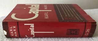 CAPITAL - A Critique of Political Economy,  Karl Marx,  1932,  Modern Library 3