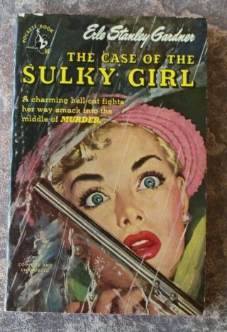Pocket 90 The Case Of The Sulky Girl By Erle Stanley Gardner 25th Perry Mason