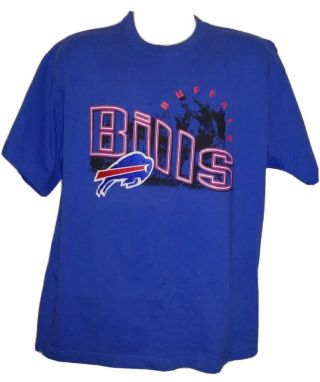 Vintage Riddell Buffalo Bills T Shirt Men 