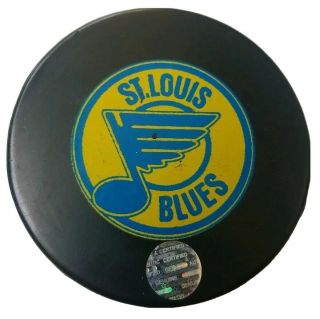St.  Louis Blues Vintage Viceroy Made In Canada Nhl Hockey Official Game Puck