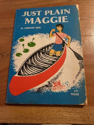 Just Plain Maggie By Lorraine Beim 1969 Scholastic Vintage Very Rare