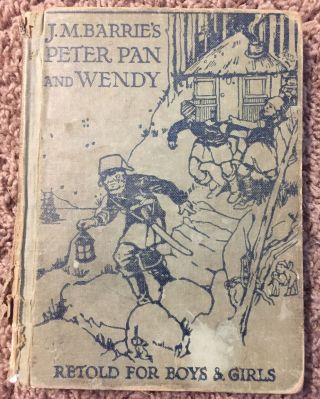 Antique Peter And Wendy:j.  M.  Barrie (vintage Peter Pan) Hb; Copyright 1926