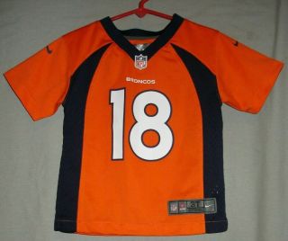 Nfl Denver Broncos 18 Manning Onfield Toddler Jersey Nike Orange Boys Size 3t