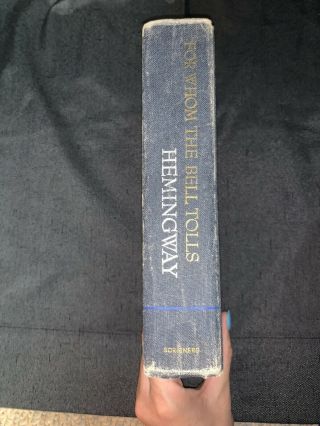 For Whom the Bell Tolls by Ernest Hemingway 1940 First Edition Hardcover Vintage 3