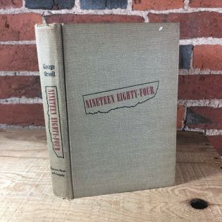 1984 Nineteen Eighty - Four George Orwell Vintage Book 1949