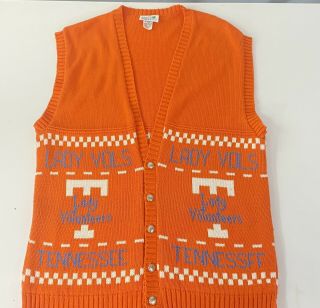 Tennessee Lady Vols Basketball Sweater Vest Size Large Womens