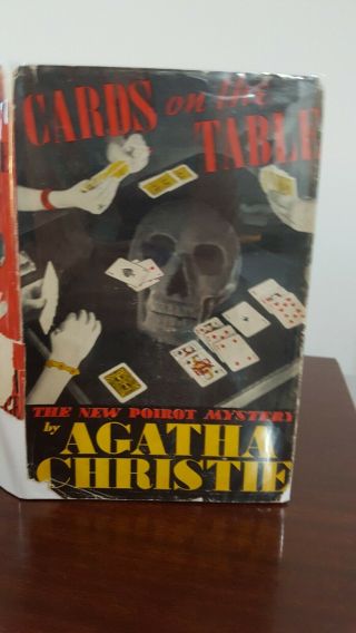 Agatha Christie.  Cards On The Table Hc W/dust Jacket