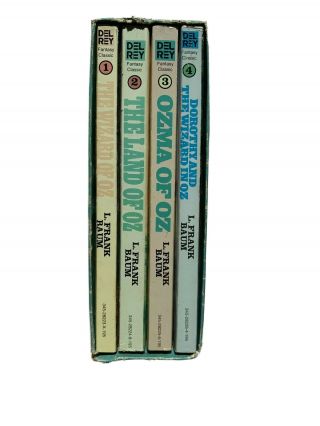 The Magical World Of Oz 4 Book Set L Frank Baum Del Rey
