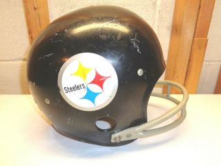 Vintage Pittsburgh Steelers Rawlings Kids Helmet Size Med