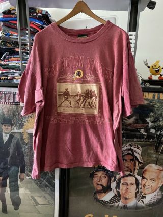Vintage Washington Redskins T Shirt Mens Size Xl Nfl 90s Made Usa Single Stitch