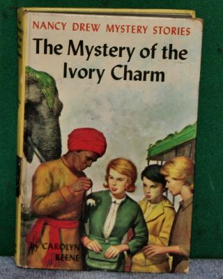 Vintage Book - Nancy Drew Mystery No 13 - The Mystery Of The Ivory Charm 1936