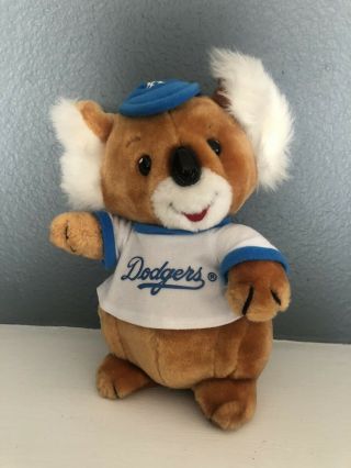 1985 Official Los Angeles Dodgers Stuffed Koala Bear Plush